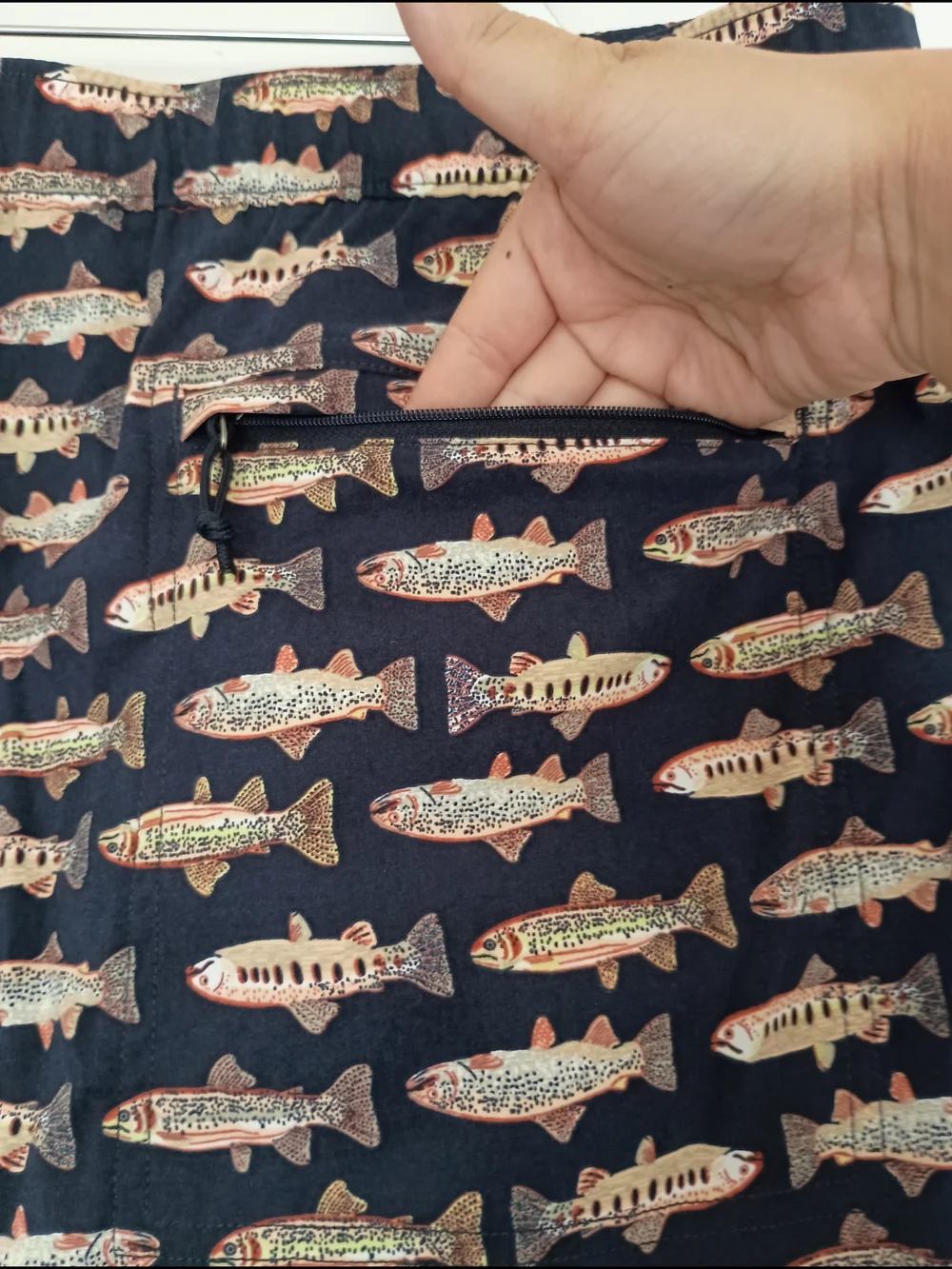 The North Face Class V Flash Dry Fish Print Water Mens Pull On Shorts